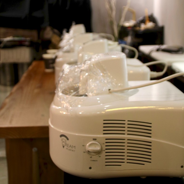 Highlights of our ice-cream making workshops